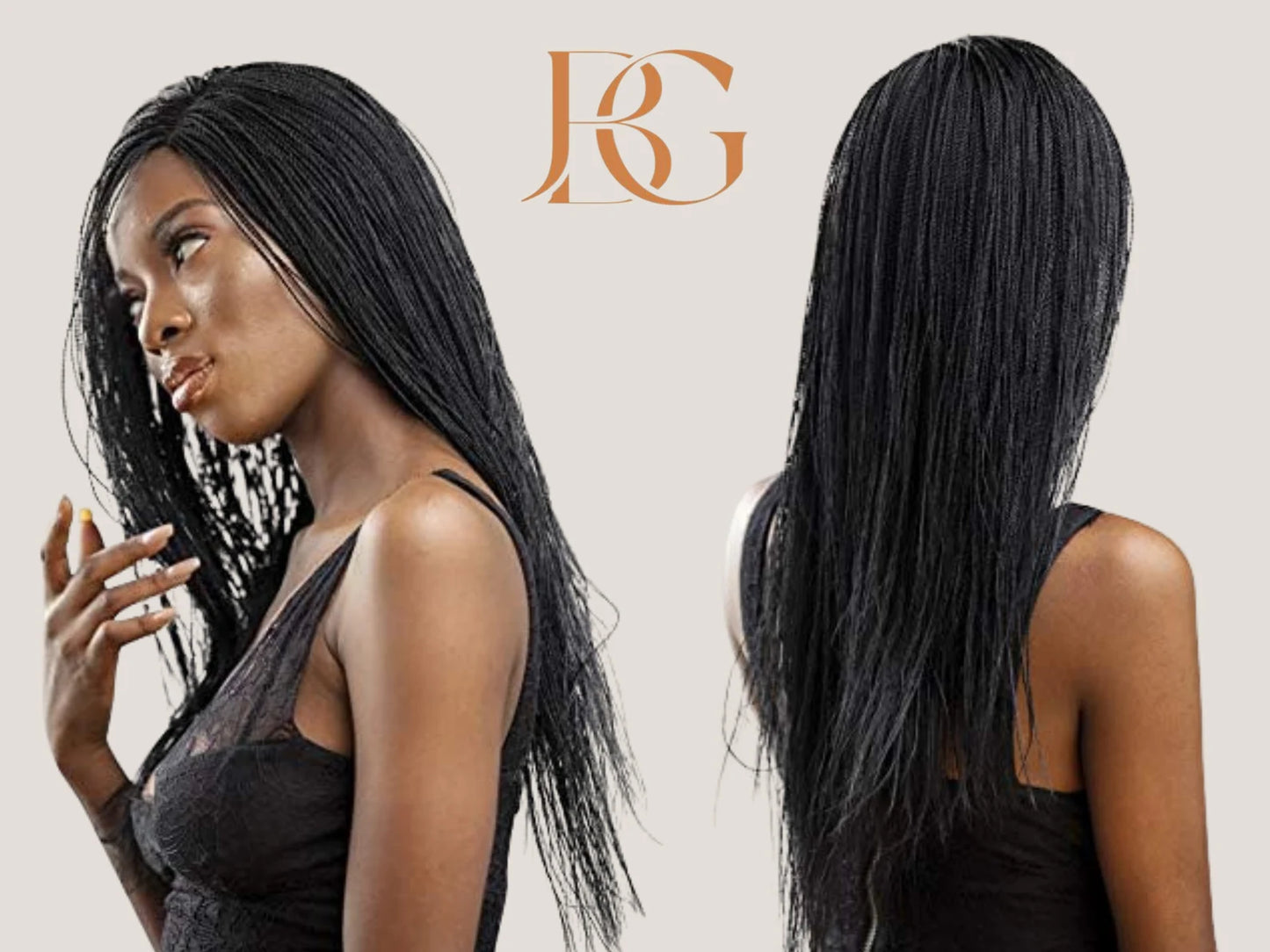 18 Inches Front Lace Senegalese Twist Hair Braided Wigs for Women