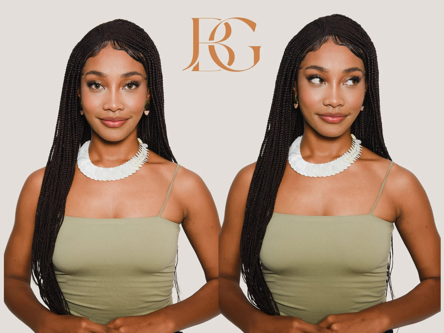 28 Inch Cornrow Box Braided Wig, 36” Twirl Braid Wigs 13X6 Lace Closure