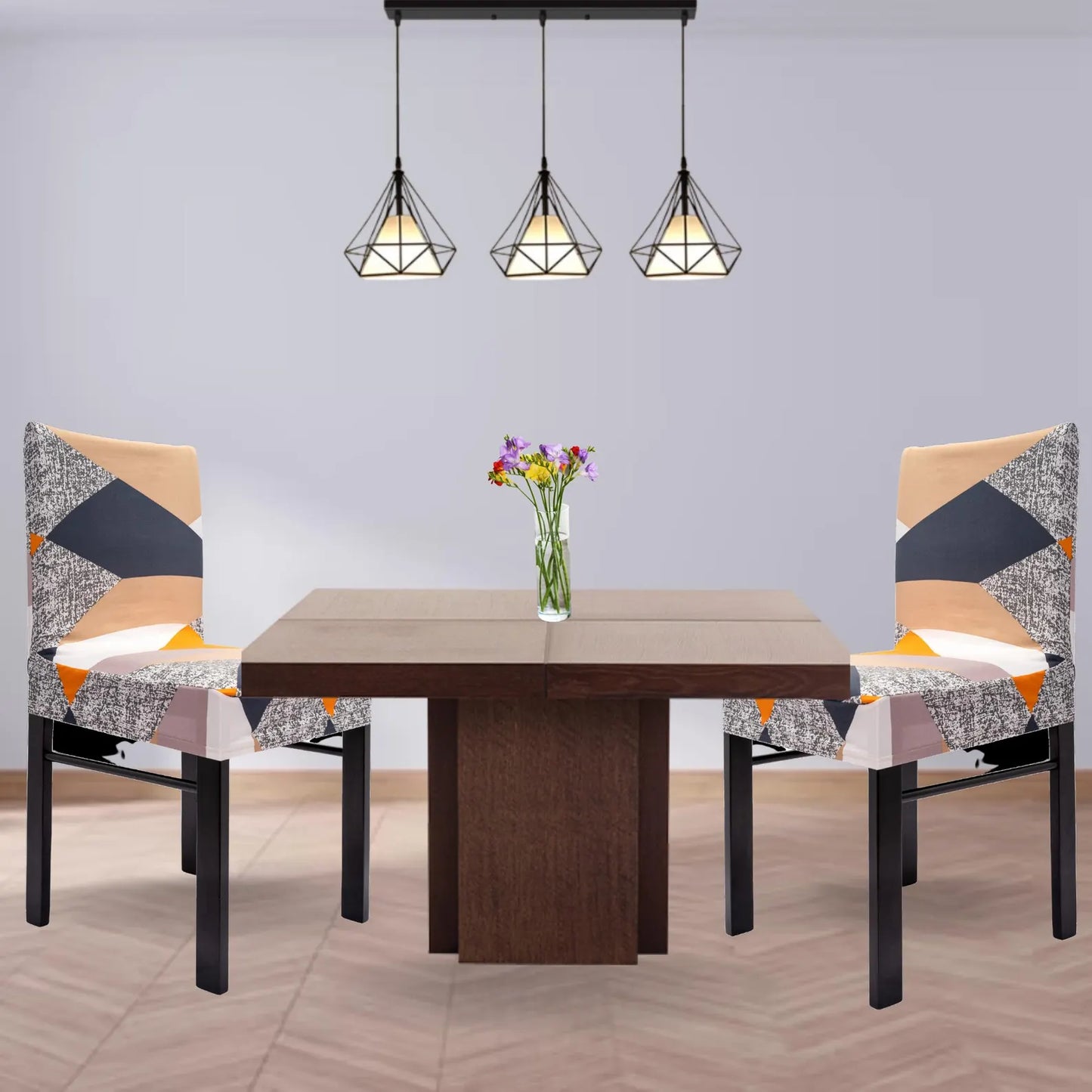 Removable Spandex Chair Covers For Dining & Kitchen, Furniture Protectors