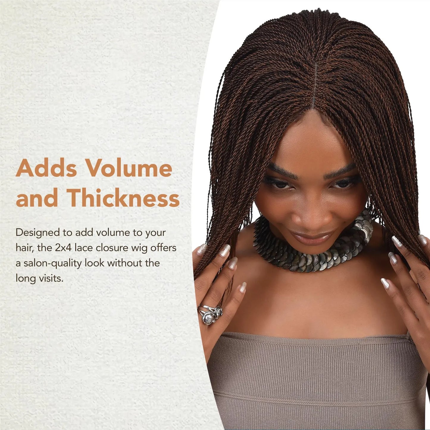 12 Inch Short Micro Million Twist Braided Wigs for Women, Spring Hair Wig