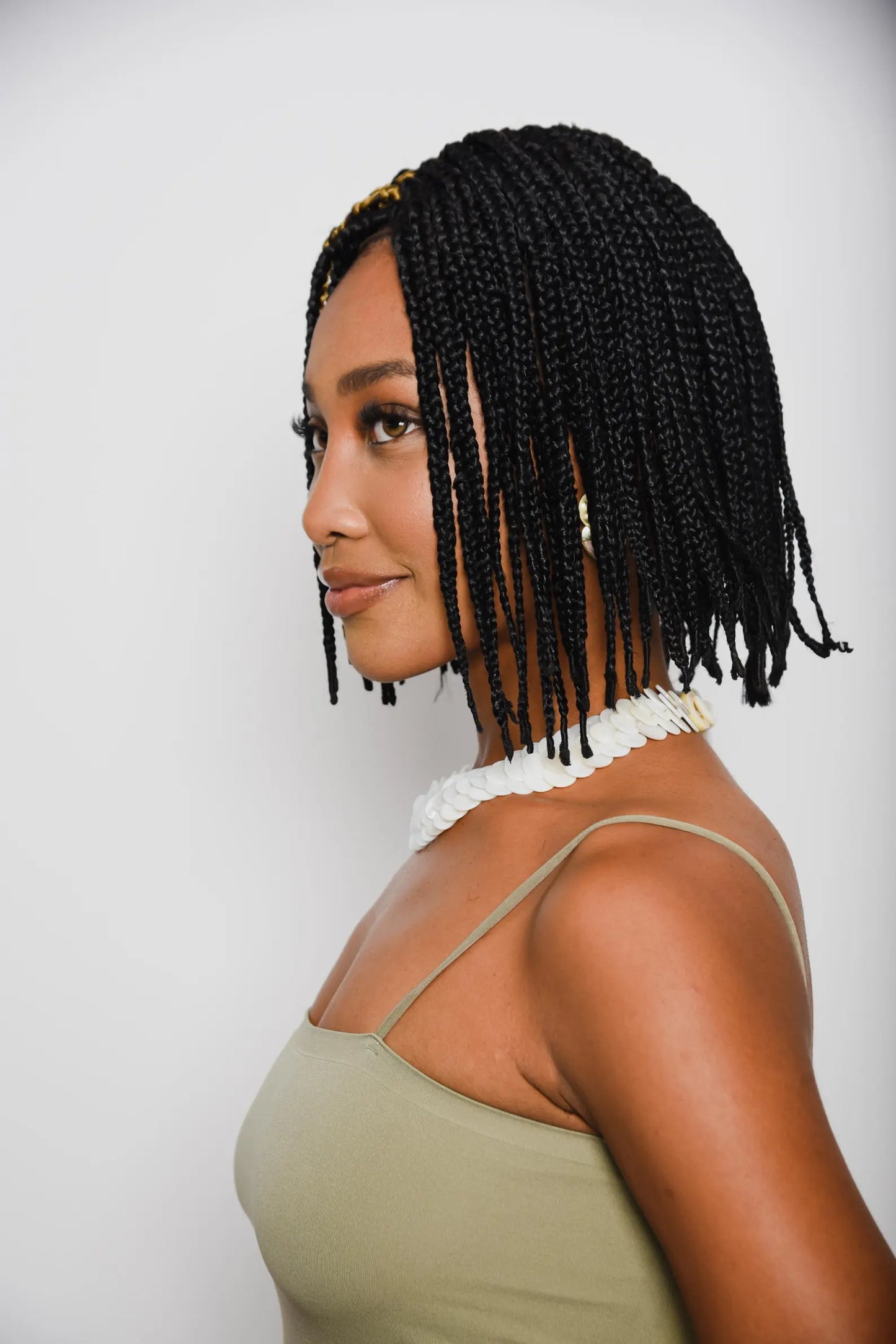 10 Inch Short Box Bob Braid Wig For Black Women, Ready to Ship Wig