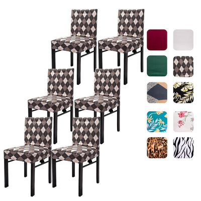Printed Covers for Dining Room Chairs, Removable Kitchen Chair Covers