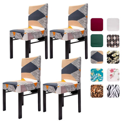 Dining Chair Seat Covers, Removable Spandex Chair Covers