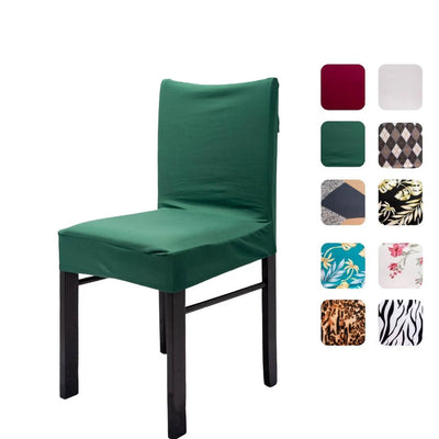 Plain Chair Cover, High Back Waterproof Slip Cover Dining Chairs