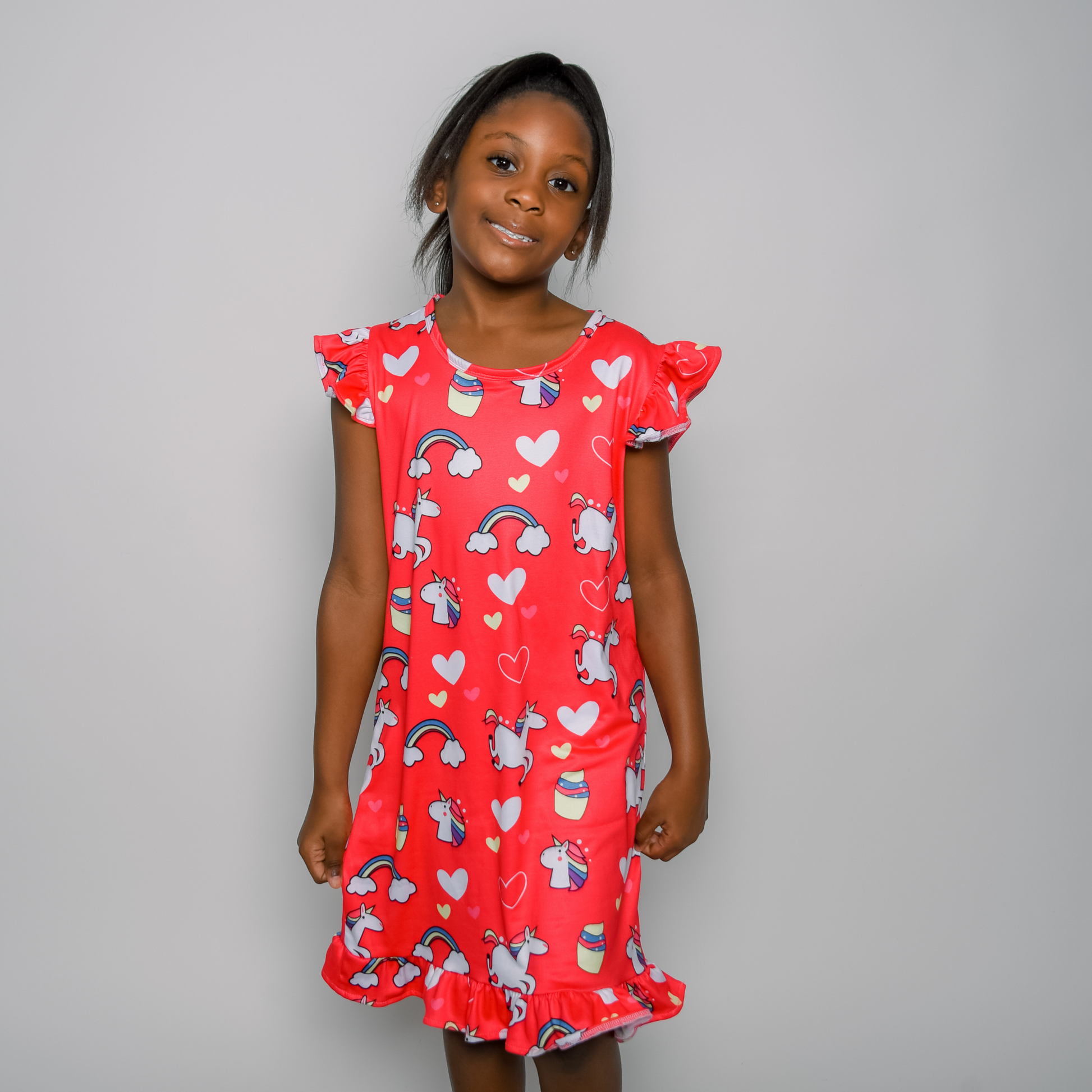 cotton pyjama dress Vintage Cotton Plaid Pajama Dress | Cozy Loungewear