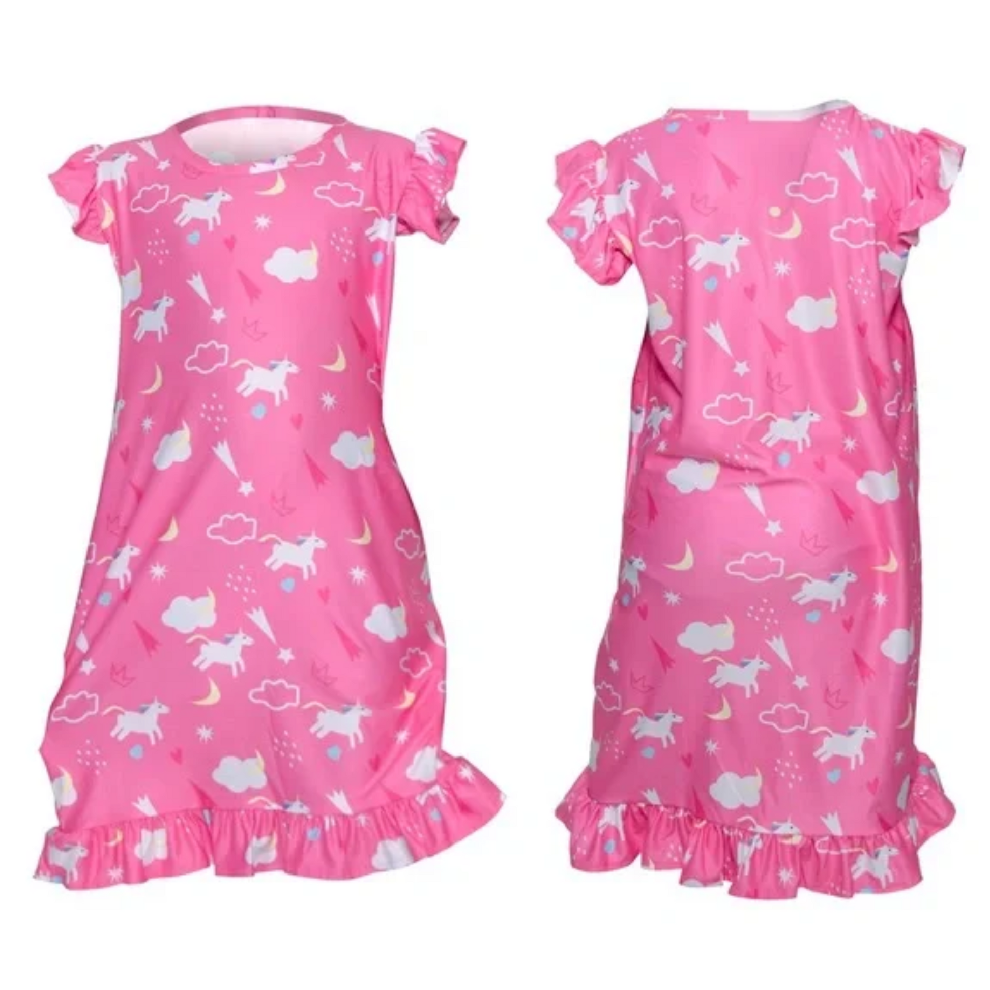 TreJaz Pajamas for Kids | Girls' Unicorn NightGown