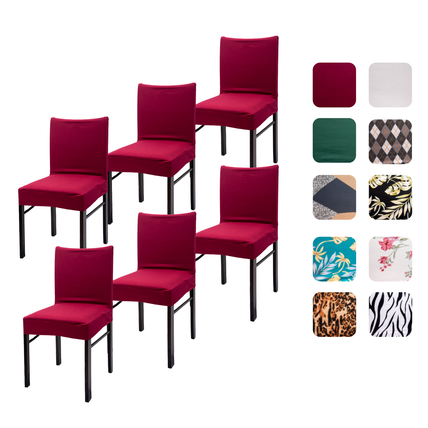 Dining Room Chair Covers, High Back Dining Room Chair Covers