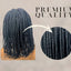 12 Inch Bob Braided Twist Wig, Box Braids Senegalese Closure Wigs