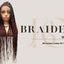 Knotless Front Lace Box Braided Wig, 36 Inch Long Hair Wig For Women