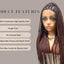 Knotless Front Lace Box Braided Wig, 36 Inch Long Hair Wig For Women