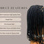 12 Inch Bob Braided Twist Wig, Box Braids Senegalese Closure Wigs