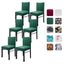 Plain Chair Cover, High Back Waterproof Slip Cover Dining Chairs