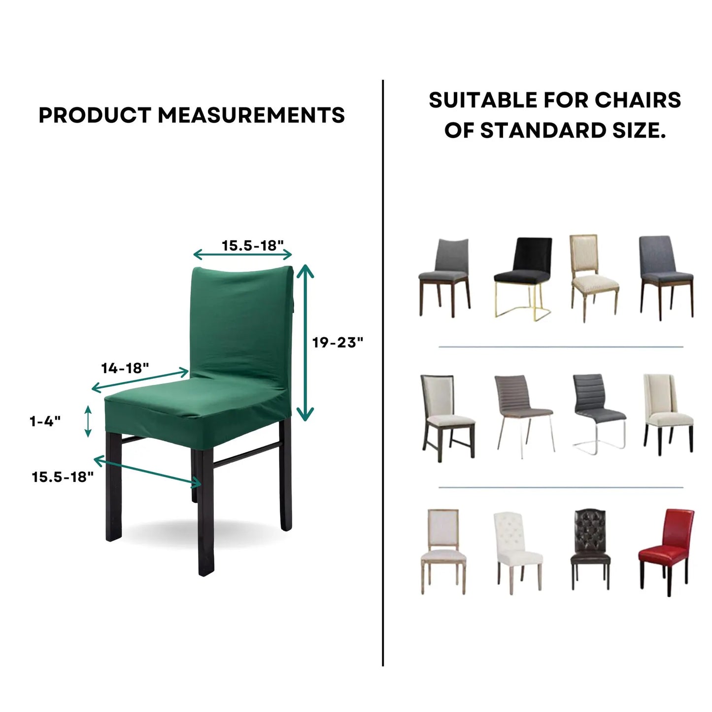 Washable Spandex Chair Cover, Dining Chair Cover, Furniture Protector