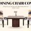 Removable Spandex Chair Covers For Dining & Kitchen, Furniture Protectors