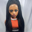 22 Inch Micro Million Braided Full Lace Wig, African American Wig