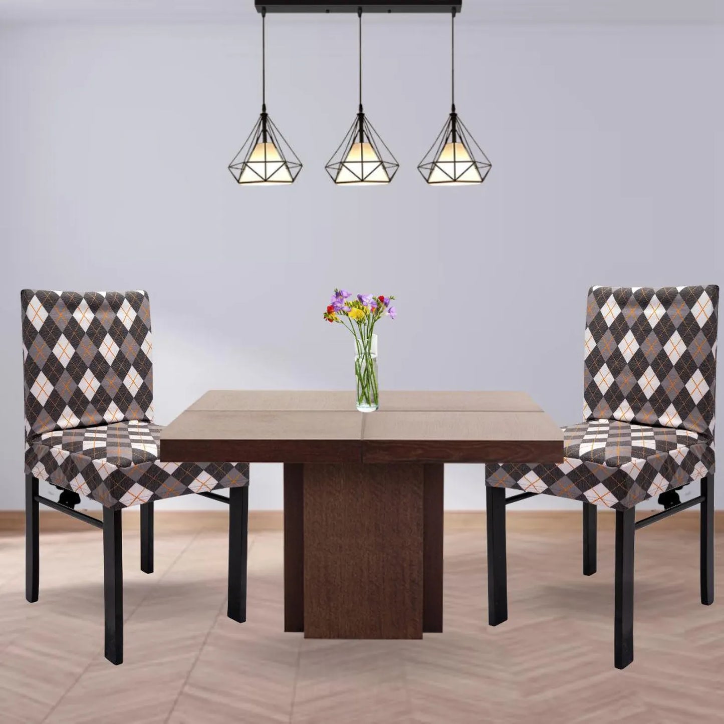Printed Covers for Dining Room Chairs, Removable Kitchen Chair Covers