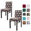 Printed Covers for Dining Room Chairs, Removable Kitchen Chair Covers