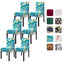 Fabric Cover For Dining Chairs, Removable Slipcovered Dining Chair