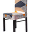 High Back Slipcovered Dining Chairs, Removable Spandex Chair Covers